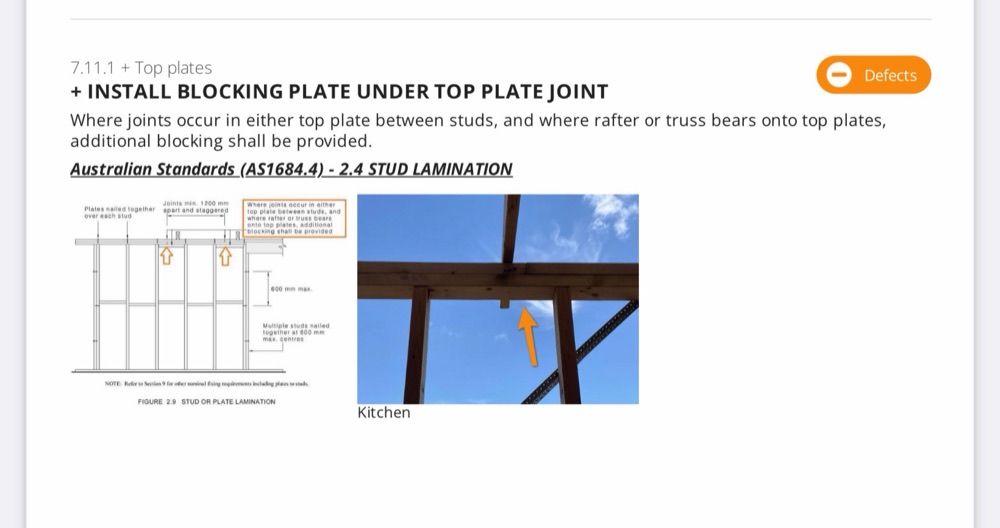 Recorded on a Point Cook inspection, Point Cook